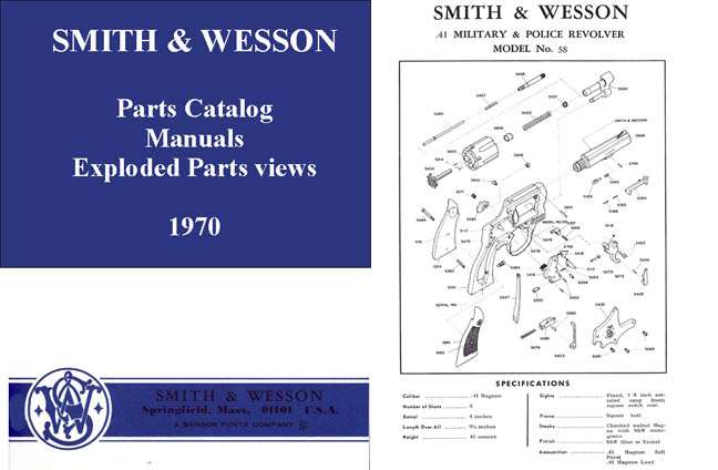 Smith & Wesson 1970 Component Parts & Operating Manuals - GB-img-0