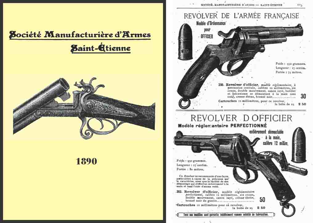 Societe Manufacturiere D'Armes 1890 Gun Catalog St. Etienne- GB-img-0