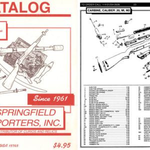 Springfield Sporters Inc 1985 Circa Gun Catalog