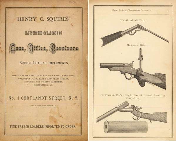 Henry C. Squires 1876 Catalog of Guns and Implements - GB-img-0