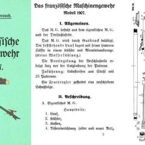 St. Etienne 1916 M1907 Machine Gun Manual