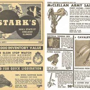 Stark's 1949 Surplus Goods Catalog