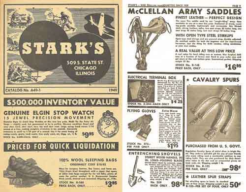 Stark's 1949 Surplus Goods Catalog - GB-img-0
