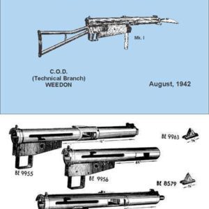 Sten 1942 Gun SMG 9mm MkI, II, III- Parts Identification Manual