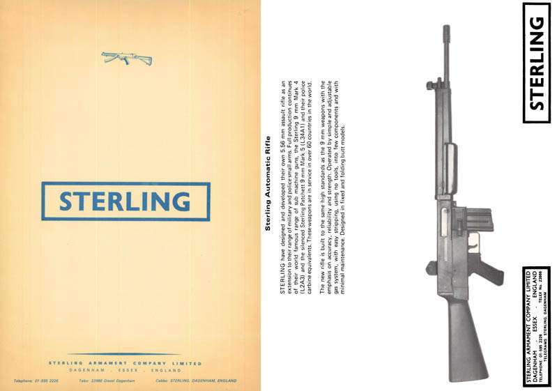 Sterling Armament Co 1973  Military Gun Catalogue (UK) - GB-img-0