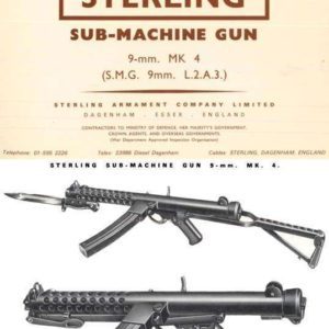 Sterling MK4 SMG 9mm L.2.A.3- 1970 Circa Spares Catalogue (UK)