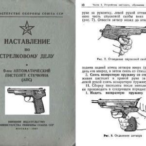 Russian Stetchkin 1957 9mm APS Automatic Pistol Manual