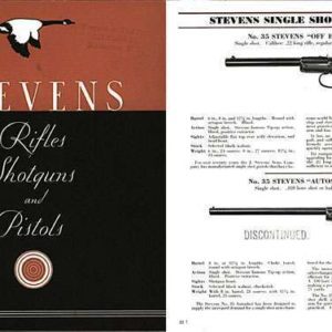 Stevens 1934 (late) Gun Catalog No.60