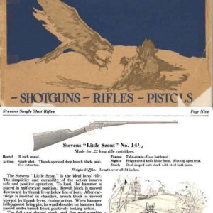 Stevens 1925 Rifles, Shotguns & Pistols Catalog
