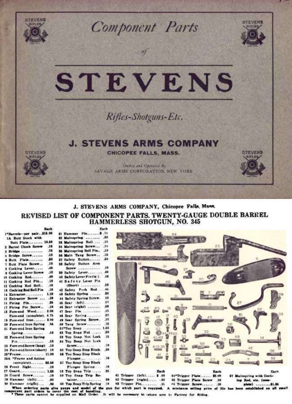 stevens 26 parts