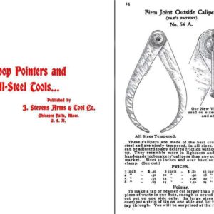 Stevens Tools 1900 Circa Catalog (Instruments, not Guns)