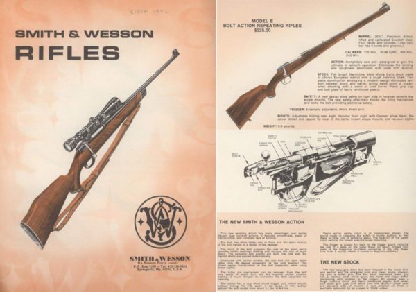 Smith & Wesson 1972 Rifles Catalog