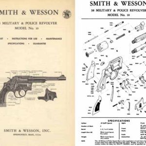 Smith & Wesson Model 10 - 38 Military & Police Revolver Manual