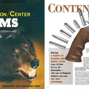 Thompson Center Arms 1981 Gun Catalog