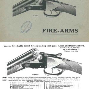 Theate Freres 1924 Gun Catalog Liege, Belgium