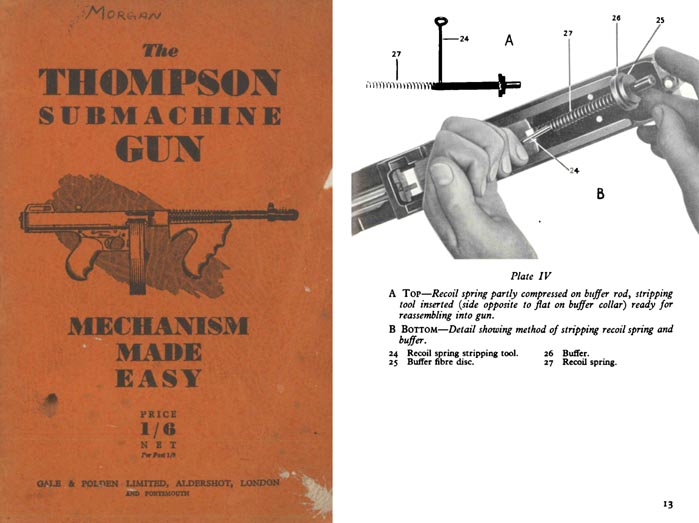 Thompson 1950  Submachine Gun M1928 Manual (UK) - GB-img-0
