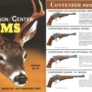 Thompson Center Arms 1983 Gun Catalog
