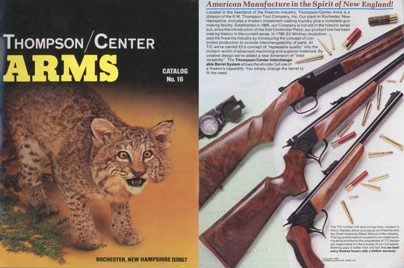 Thompson Center Arms 1989 Gun Catalog - GB-img-0