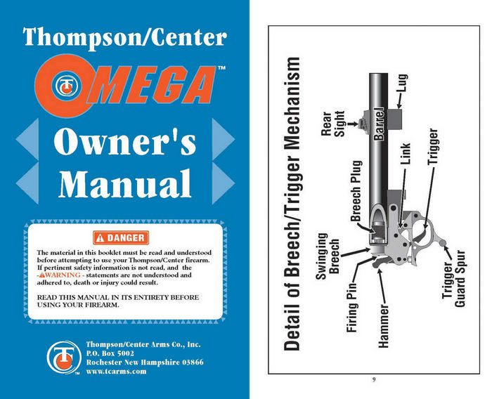 Thompson Center Omega Owner's Manual- Muzzle Loader - GB-img-0