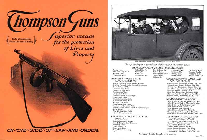 Thompson 1929 Guns- Price List & Catalog - GB-img-0