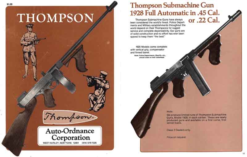 Auto Ordnance 1981 Corporation Catalog - Thompson - GB-img-0