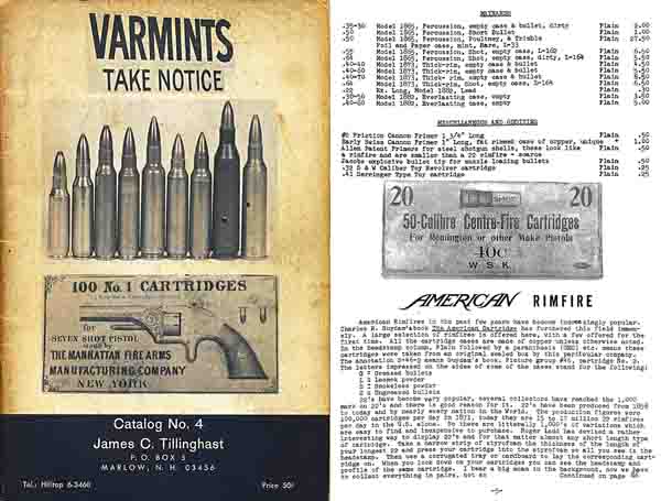 Tillinghast 1965 Collector Ammunition and Prices - GB-img-0