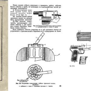 Russian Nagant-Tokarev 1950 7.62mm 1895 Revolver, 1933 Pistol Manual