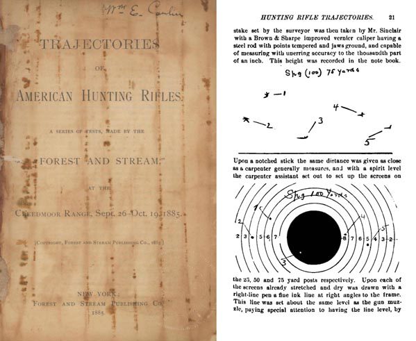 Trajectories of American Hunting Rifles 1885- Tests at Creedmore - GB-img-0