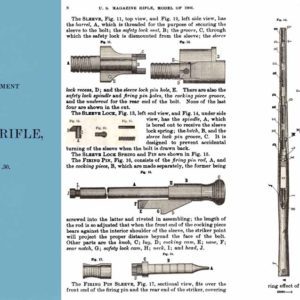 U.S. Magazine Rifle M1903 cal .30 Description & Rules 1904 GPO