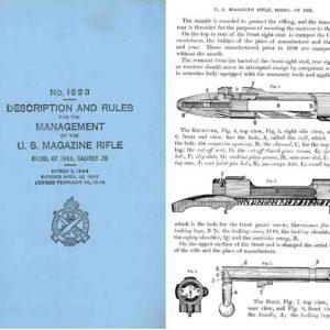 U.S. Magazine Rifle M1903, .30 Cal. Revised 1908 Springfield- Manual