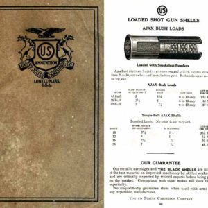 United States Cartridge Co. 1916 Ammunition Catalog
