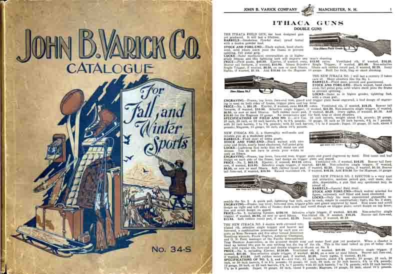 John B. Varick Co. 1934 Gun Catalog (Manchester, NH) - GB-img-0