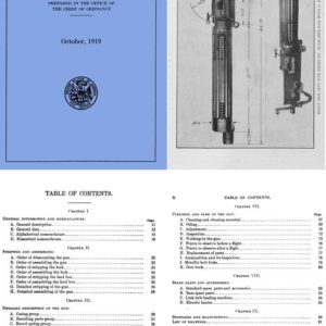 Vickers M1918 Aircraft Machine Gun Handbook 1919 (US)