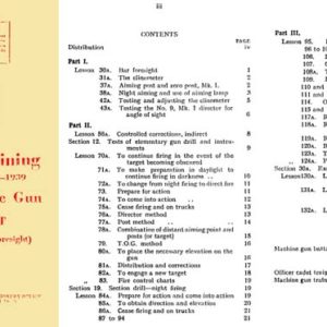 Vickers 1940 .303 Machine Gun Supplement Small Arms Training Vol 1 #7