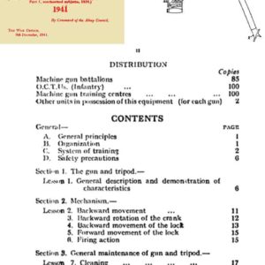 Vickers 1941 .303 Machine Gun Part 1 Small Arms Training Vol 1 #7