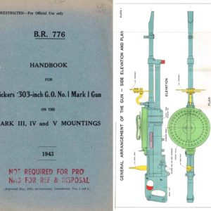 Vickers 1943 .303 G.O. No.1 MK1 Machine Gun on the Mk III, IV & V Mountings