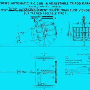 Vickers 1915 Circa Machine Gun Tripods and Carriages