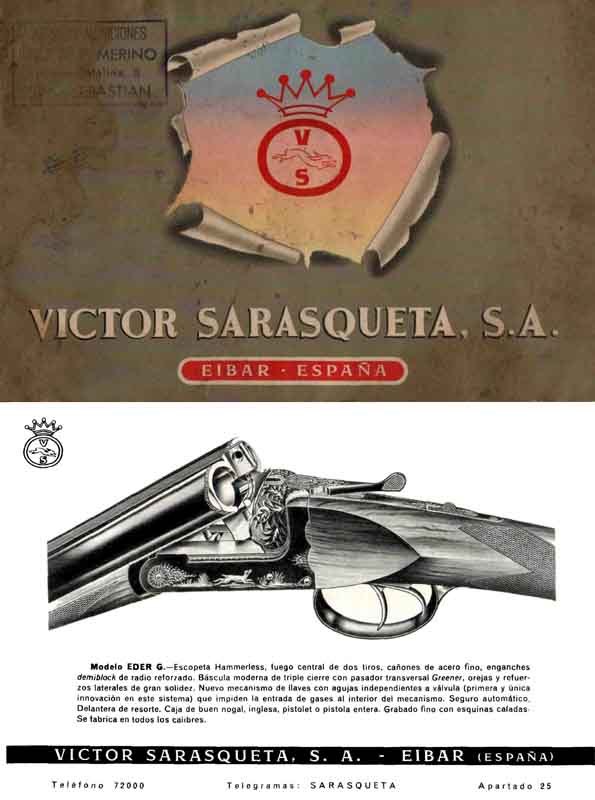 Victor Sarasqueta 1956  Shotguns- Eibar, Spain - GB-img-0