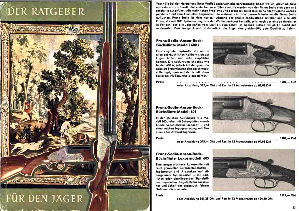 Waffen-Franconia 1958, Der Ratgeber fur Den Jager, (Germany) - GB-img-0