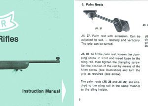 Walther 1964 Small Bore Rifle Catalog