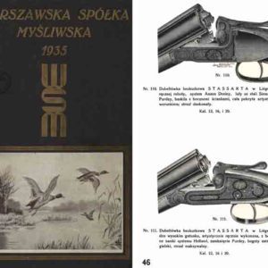 Warszawska Spółka Myśliwska 1935 Gun Catalog, Warsaw, Poland