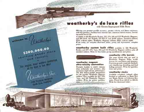 Weatherby 1952 "Tomorrow's Rifles Today" - Flyer - GB-img-0