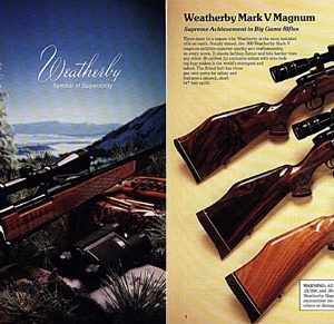 Weatherby 1982 Fine Firearms Catalog