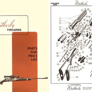 Weatherby 1972 Circa Parts Catalog