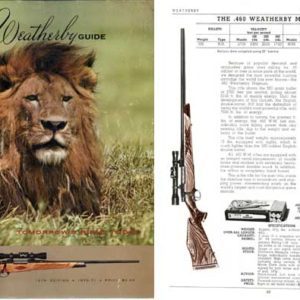Weatherby 1970-71 Fine Firearms Catalog