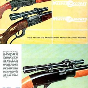 Weaver Scopes 1958 Catalog