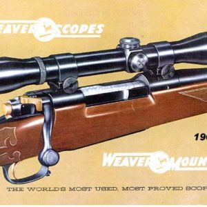 Weaver Scopes 1960 Catalog