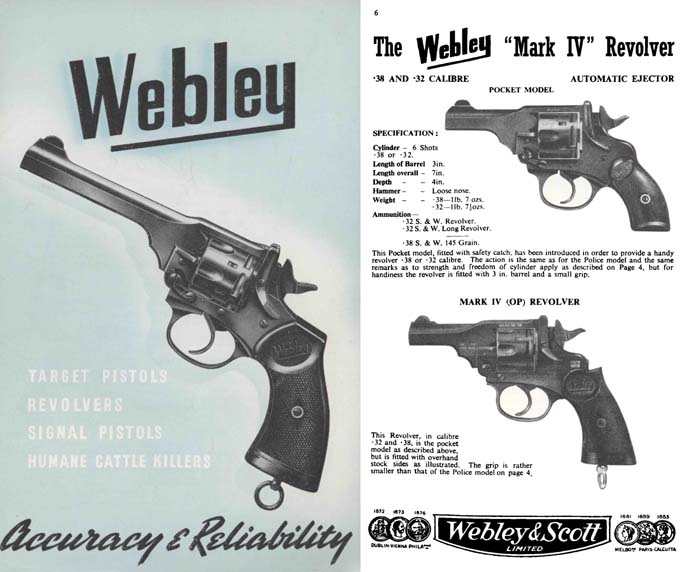 Webley 1962 Revolvers, Pistols, Air Guns Catalog - GB-img-0