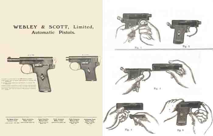 Webley Automatic Pistol (long and short barrel) Manual - GB-img-0