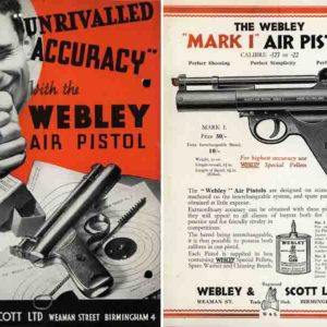 Webley & Scott 1932 Air Pistol Catalog